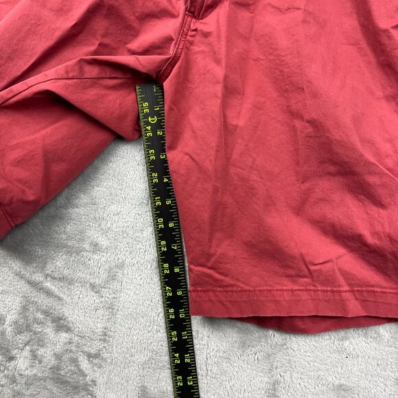 Lee Red Flat Front Cotton Shorts Men's Size 36 - Picture 7 of 8